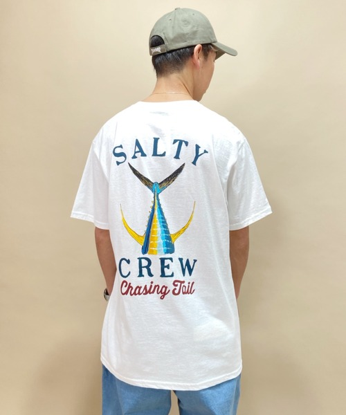 SALTY CREW(ソルティークルー)の「SALTY CREW/ソルティークルー バックプリントTシャツ 51-209(Tシャツ/カットソー・メンズ・ホワイト/イエロー/ネイビー・L/M)」の10枚目の写真