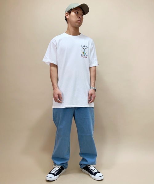 SALTY CREW(ソルティークルー)の「SALTY CREW/ソルティークルー バックプリントTシャツ 51-209(Tシャツ/カットソー・メンズ・ホワイト/イエロー/ネイビー・L/M)」の9枚目の写真