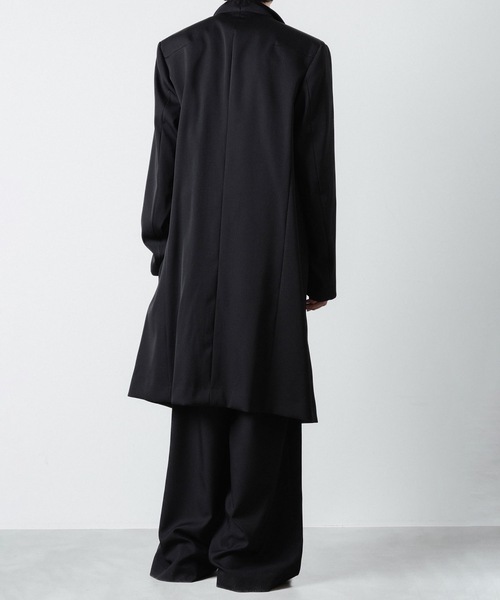 ato（アトウ）の「crease double short coat（チェスターコート・メンズ・ブラック/ネイビー・44/46/48）」の11枚目の写真