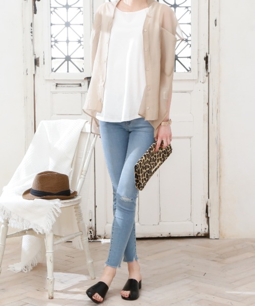 VIVIAN（ヴィヴィアン）の「足袋デザインミュールサンダル（サンダル・レディース・ホワイト/ブラック・M/LL/S/L）」の21枚目の写真