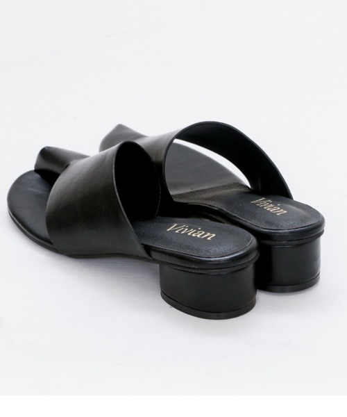 VIVIAN（ヴィヴィアン）の「足袋デザインミュールサンダル（サンダル・レディース・ホワイト/ブラック・M/LL/S/L）」の5枚目の写真