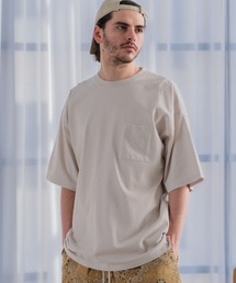 SIDEWAY STANCE | 【SIDEWAY STANCE】ピスネーム ポケット付き 無地 Tシャツ(Tシャツ/カットソー)