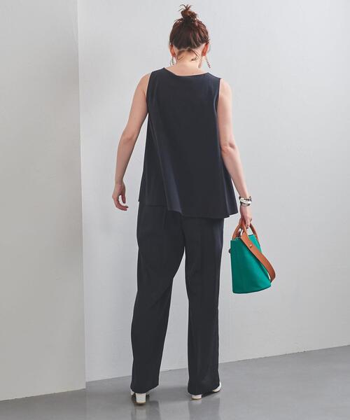 UNITED ARROWS(ユナイテッドアローズ)の「UBC TA/P タック イージーパンツ◆(その他パンツ・レディース・ブラウン/ネイビー・38/36)」の10枚目の写真