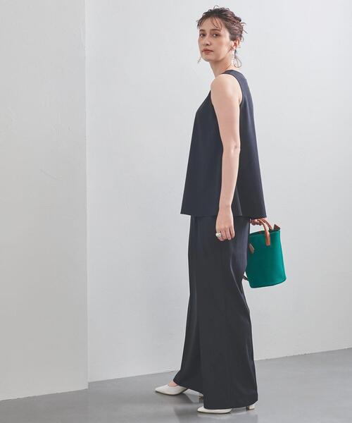 UNITED ARROWS(ユナイテッドアローズ)の「UBC TA/P タック イージーパンツ◆(その他パンツ・レディース・ブラウン/ネイビー・38/36)」の17枚目の写真