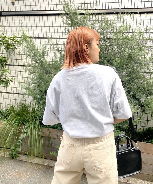 WHO'S WHO gallery(フーズフーギャラリー)の「COOPERPARK ワッペン刺繍TEE(Tシャツ/カットソー・メンズ・アッシュグレー/ホワイト/ブラック/グリーン/ネイビー/イエロー/オレンジ・FREE)」の11枚目の写真