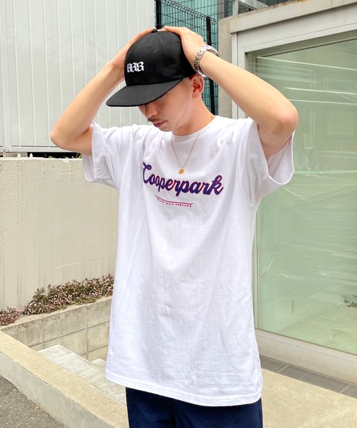 WHO'S WHO gallery(フーズフーギャラリー)の「COOPERPARK ワッペン刺繍TEE(Tシャツ/カットソー・メンズ・アッシュグレー/ホワイト/ブラック/グリーン/ネイビー/イエロー/オレンジ・FREE)」の13枚目の写真