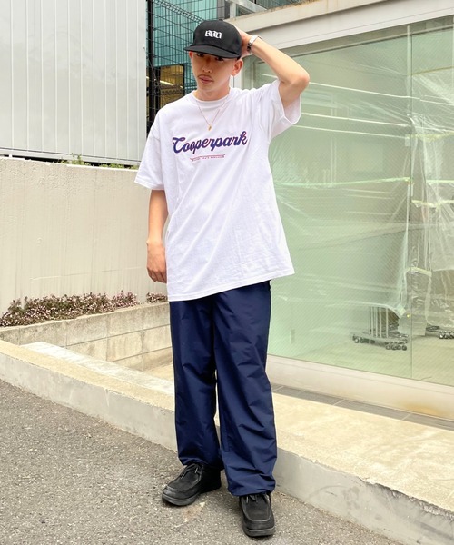 WHO'S WHO gallery(フーズフーギャラリー)の「COOPERPARK ワッペン刺繍TEE(Tシャツ/カットソー・メンズ・アッシュグレー/ホワイト/ブラック/グリーン/ネイビー/イエロー/オレンジ・FREE)」の15枚目の写真