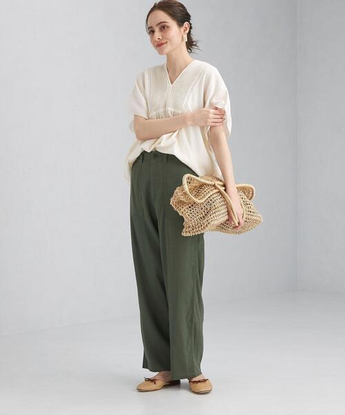 GUNG HO（ガンホー）の「[ 別注 ][ ガンホー ] SC GUNGHO × GLR ファティーグ パンツ（その他パンツ・レディース・ライトグレー/オリーブ・38/36）」の10枚目の写真