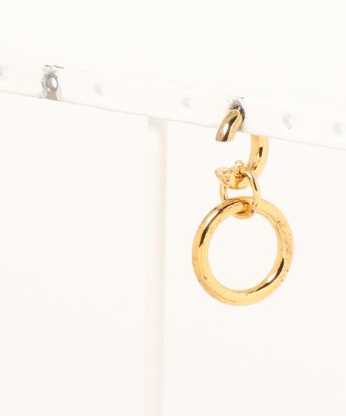 【MARIA BLACK】Dogma Earring - ゴールドプレーティングデザインピアス