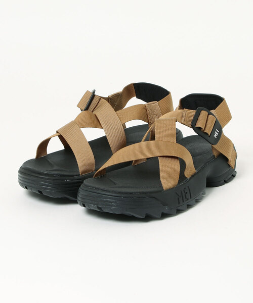 MEI（メイ）の「【MEI メイ】Men’s RECYCLED NYLON TAPE SANDAL リサイクル ナイロン テープ サンダル 厚底 シャークソール（サンダル・メンズ・オリーブドラブ/ベージュ/ブラウン/ブラック/ネイビー・L/S/M）」の3枚目の写真