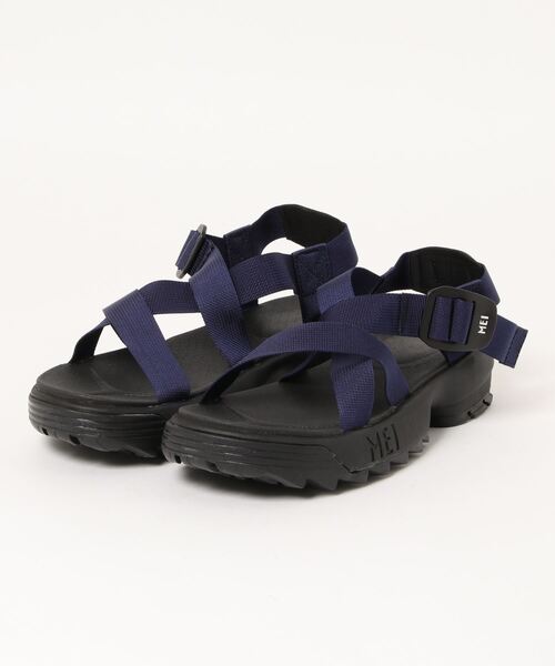 MEI（メイ）の「【MEI メイ】Men’s RECYCLED NYLON TAPE SANDAL リサイクル ナイロン テープ サンダル 厚底 シャークソール（サンダル・メンズ・オリーブドラブ/ベージュ/ブラウン/ブラック/ネイビー・L/S/M）」の5枚目の写真