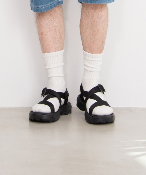 MEI（メイ）の「【MEI メイ】Men’s RECYCLED NYLON TAPE SANDAL リサイクル ナイロン テープ サンダル 厚底 シャークソール（サンダル・メンズ・オリーブドラブ/ベージュ/ブラウン/ブラック/ネイビー・L/S/M）」の10枚目の写真