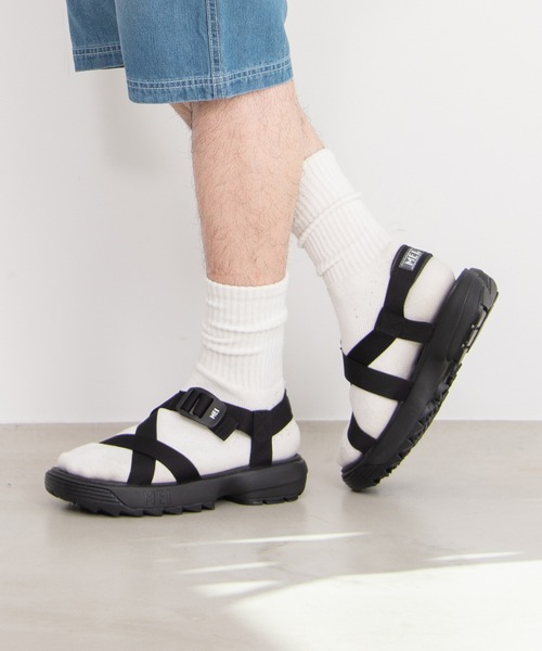 MEI（メイ）の「【MEI メイ】Men’s RECYCLED NYLON TAPE SANDAL リサイクル ナイロン テープ サンダル 厚底 シャークソール（サンダル・メンズ・オリーブドラブ/ベージュ/ブラウン/ブラック/ネイビー・L/S/M）」の11枚目の写真