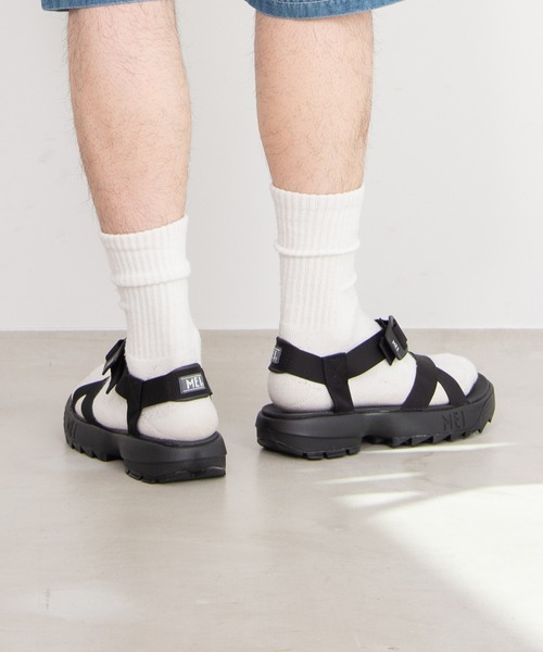 MEI（メイ）の「【MEI メイ】Men’s RECYCLED NYLON TAPE SANDAL リサイクル ナイロン テープ サンダル 厚底 シャークソール（サンダル・メンズ・オリーブドラブ/ベージュ/ブラウン/ブラック/ネイビー・L/S/M）」の12枚目の写真