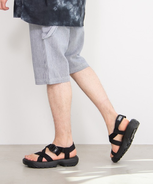 MEI（メイ）の「【MEI メイ】Men’s RECYCLED NYLON TAPE SANDAL リサイクル ナイロン テープ サンダル 厚底 シャークソール（サンダル・メンズ・オリーブドラブ/ベージュ/ブラウン/ブラック/ネイビー・L/S/M）」の15枚目の写真