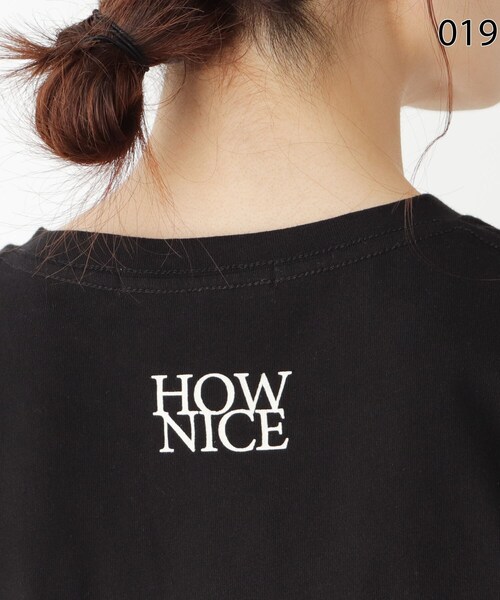 pink adobe（ピンクアドベ）の「◆【M-LL】USAコットン両面ロゴTシャツ（Tシャツ/カットソー・レディース・ライトブルー/ブラック/ライトグレー/オフホワイト・40/38/42）」の15枚目の写真