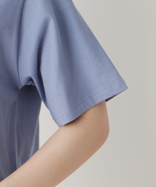 pink adobe（ピンクアドベ）の「◆【M-LL】USAコットン両面ロゴTシャツ（Tシャツ/カットソー・レディース・ライトブルー/ブラック/ライトグレー/オフホワイト・40/38/42）」の14枚目の写真