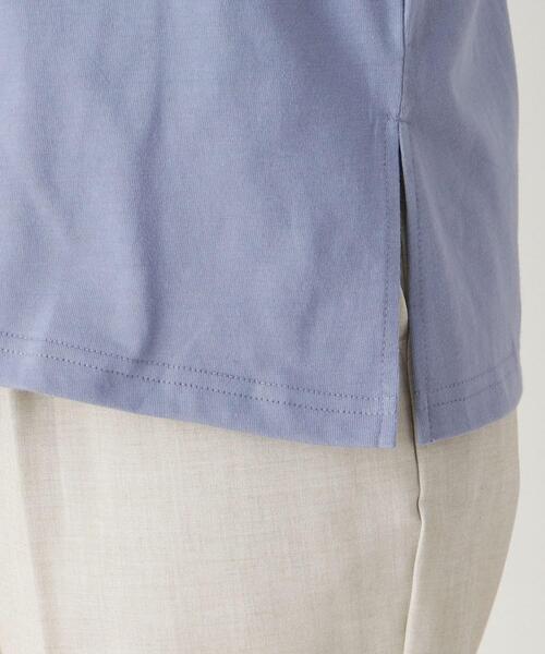 pink adobe（ピンクアドベ）の「◆【M-LL】USAコットン両面ロゴTシャツ（Tシャツ/カットソー・レディース・ライトブルー/ブラック/ライトグレー/オフホワイト・40/38/42）」の9枚目の写真