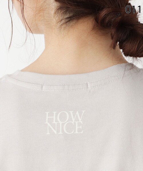 pink adobe（ピンクアドベ）の「◆【M-LL】USAコットン両面ロゴTシャツ（Tシャツ/カットソー・レディース・ライトブルー/ブラック/ライトグレー/オフホワイト・40/38/42）」の20枚目の写真