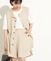 Factor= | 3WAYリネンノースリーブトップス(シャツ/ブラウス)