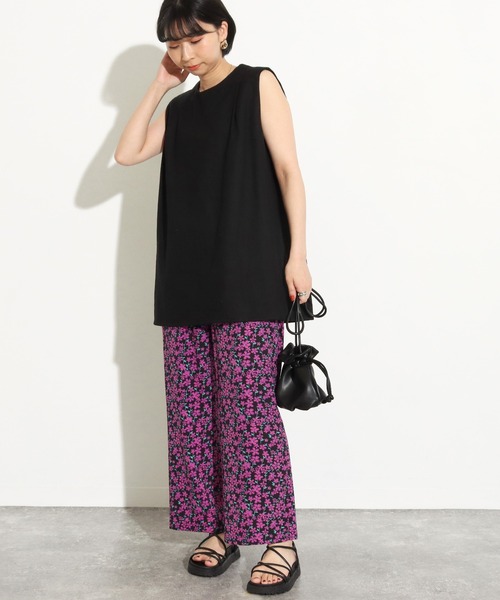 Factor=（ファクターイコール）の「3WAYリネンノースリーブトップス（シャツ/ブラウス・レディース・ブラック/ベージュ/ブルー・FREE）」の18枚目の写真