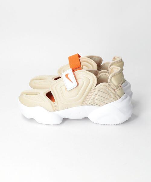 NIKE（ナイキ）の「＜NIKE（ナイキ）＞AQUA RIFT アクアリフト スニーカー ◆（スニーカー・レディース・ホワイト/ベージュ・23cm/23.5cm/24cm/24.5cm/25cm）」の4枚目の写真