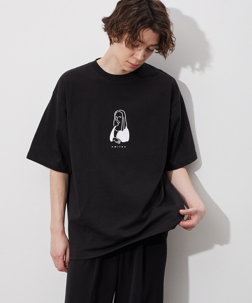 JUNRED(ジュンレッド)の「Naoki YoshimuraプリントTシャツ(Tシャツ/カットソー・メンズ・ホワイト/ブラック/ベージュ・S/M/L)」の3枚目の写真