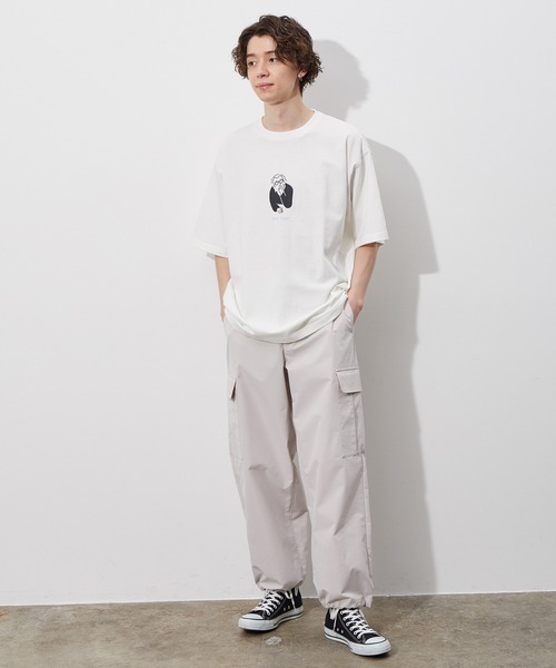 JUNRED(ジュンレッド)の「Naoki YoshimuraプリントTシャツ(Tシャツ/カットソー・メンズ・ホワイト/ブラック/ベージュ・S/M/L)」の14枚目の写真