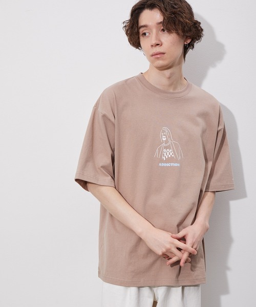 JUNRED(ジュンレッド)の「Naoki YoshimuraプリントTシャツ(Tシャツ/カットソー・メンズ・ホワイト/ブラック/ベージュ・S/M/L)」の15枚目の写真