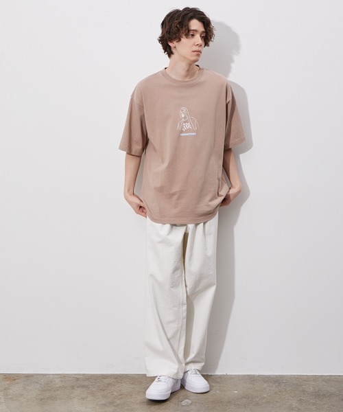 JUNRED(ジュンレッド)の「Naoki YoshimuraプリントTシャツ(Tシャツ/カットソー・メンズ・ホワイト/ブラック/ベージュ・S/M/L)」の12枚目の写真