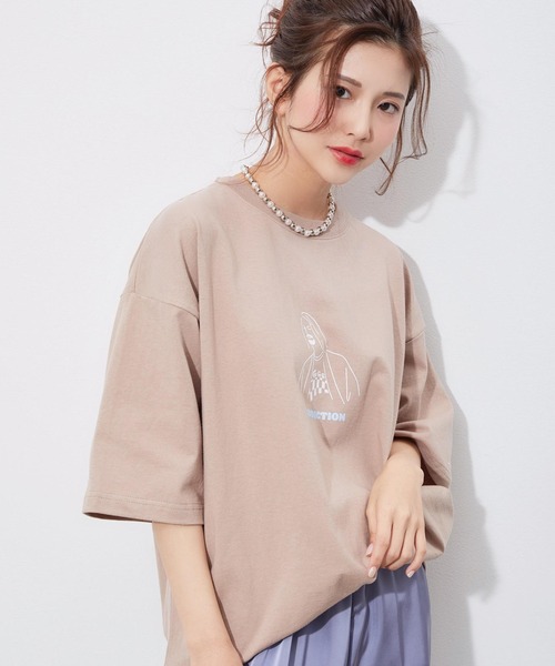 JUNRED(ジュンレッド)の「Naoki YoshimuraプリントTシャツ(Tシャツ/カットソー・メンズ・ホワイト/ブラック/ベージュ・S/M/L)」の8枚目の写真