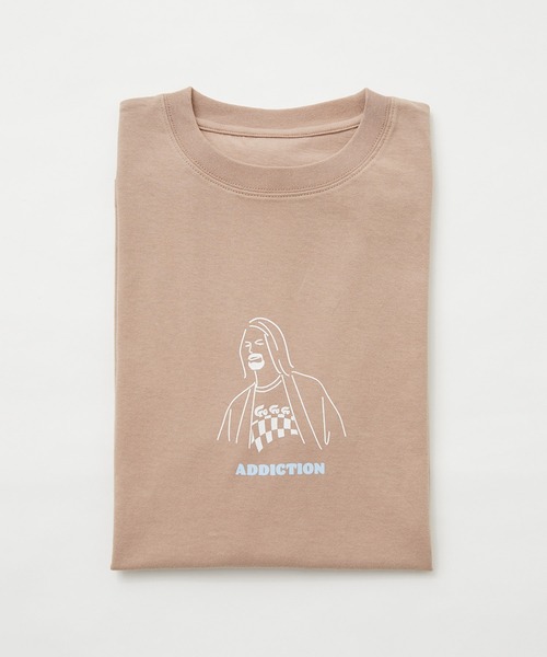 JUNRED(ジュンレッド)の「Naoki YoshimuraプリントTシャツ(Tシャツ/カットソー・メンズ・ホワイト/ブラック/ベージュ・S/M/L)」の5枚目の写真