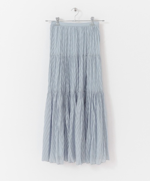 URBAN RESEARCH ROSSO WOMEN（アーバンリサーチ　ロッソ）の「シアージャガードティアードスカート（スカート・レディース・ライトブルー/ブラック/イエロー・FREE）」の22枚目の写真