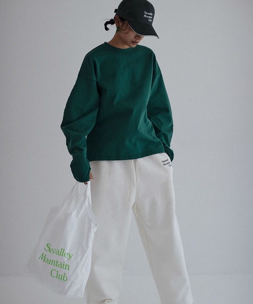 ★Seavalley Mountain Club グリーン.完売品★ SEA（シー）の「VINTAGE Seavalley Mountain Club スウェット