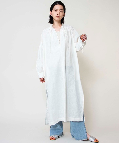 セール Private ワンピース ドレス Labo コットンリネンワンピース ワンピース Johnbull ジョンブル のファッション 販売安い