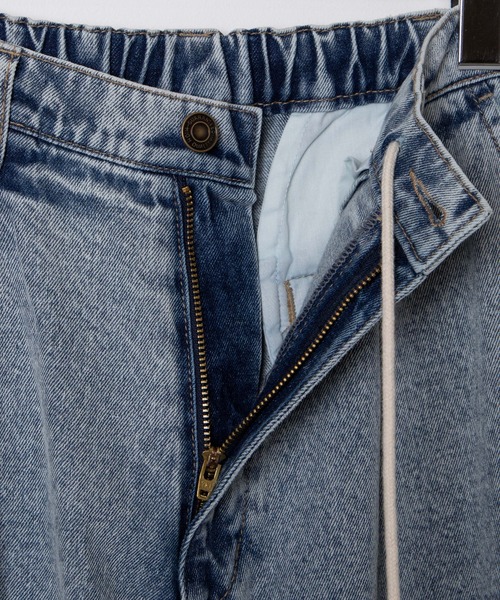 WEGO（ウィゴー）の「WEGO/バルーンパンツ（デニムパンツ・メンズ・スカイブルー/インディゴブルー/ライトインディゴブルー/ナチュラル/ブラック/ピンク/グリーン系その他・SMALL/MEDIUM/LARGE）」の9枚目の写真