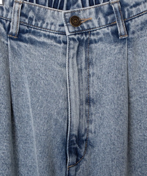 WEGO（ウィゴー）の「WEGO/バルーンパンツ（デニムパンツ・メンズ・スカイブルー/インディゴブルー/ライトインディゴブルー/ナチュラル/ブラック/ピンク/グリーン系その他・SMALL/MEDIUM/LARGE）」の12枚目の写真