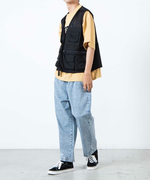 WEGO（ウィゴー）の「WEGO/バルーンパンツ（デニムパンツ・メンズ・スカイブルー/インディゴブルー/ライトインディゴブルー/ナチュラル/ブラック/ピンク/グリーン系その他・SMALL/MEDIUM/LARGE）」の16枚目の写真