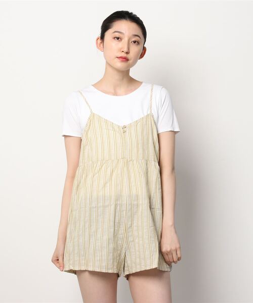 rhythm(リズム)の「【rhythm】JAMAICA JUMPSUIT PLA(サロペット/オーバーオール・レディース・ベージュ・SMALL/X-SMALL)」の6枚目の写真