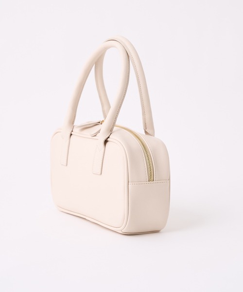 one after another NICE CLAUP(ワンアフターアナザーナイスクラップ)の「スクエアミニボストンバッグ(ボストンバッグ・レディース・ブラック/アイボリー/ミント・FREE)」の15枚目の写真