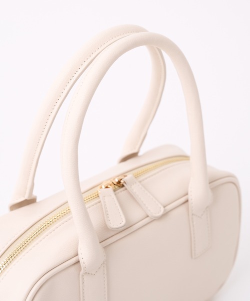 one after another NICE CLAUP(ワンアフターアナザーナイスクラップ)の「スクエアミニボストンバッグ(ボストンバッグ・レディース・ブラック/アイボリー/ミント・FREE)」の17枚目の写真