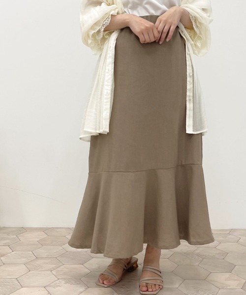 apres jour(アプレジュール)の「マーメイドスカート【ZOZOTOWN限定アイテム】【6PO】(スカート・レディース・モカ/アイボリー・SMALL/MEDIUM/X-LARGE)」の5枚目の写真
