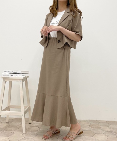 apres jour(アプレジュール)の「マーメイドスカート【ZOZOTOWN限定アイテム】【6PO】(スカート・レディース・モカ/アイボリー・SMALL/MEDIUM/X-LARGE)」の10枚目の写真