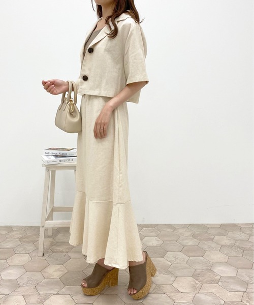 apres jour(アプレジュール)の「マーメイドスカート【ZOZOTOWN限定アイテム】【6PO】(スカート・レディース・モカ/アイボリー・SMALL/MEDIUM/X-LARGE)」の21枚目の写真