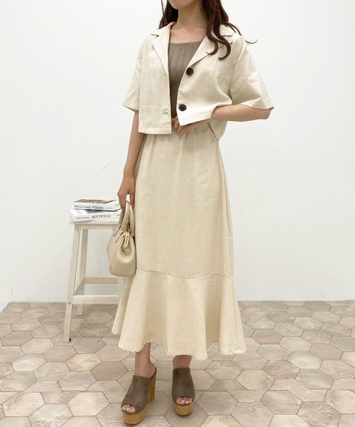 apres jour(アプレジュール)の「マーメイドスカート【ZOZOTOWN限定アイテム】【6PO】(スカート・レディース・モカ/アイボリー・SMALL/MEDIUM/X-LARGE)」の22枚目の写真