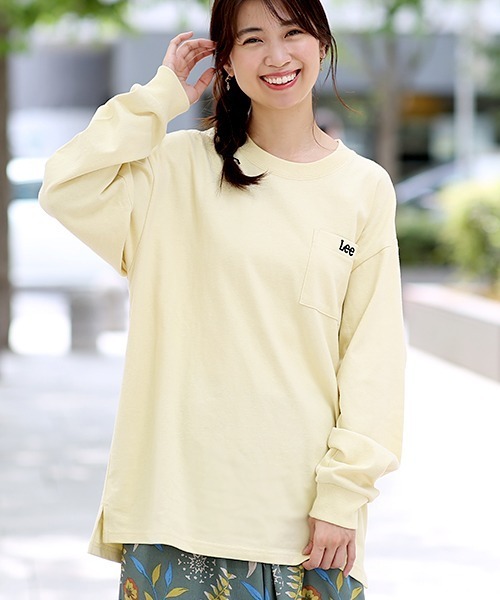 Lee(リー)の「Leeコラボ ワンポイントプルオーバー【ユニセックス】【Lee×チチカカ】(Tシャツ/カットソー・レディース・パープル/チャコールグレー/グレー/その他1/グリーン・FREE)」の5枚目の写真