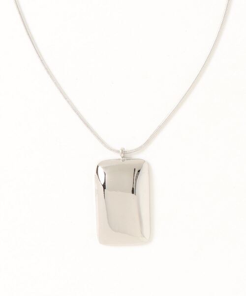 rapiecage（ラピエサージュ）の「スクエアモチーフプレートネックレス（ネックレス・レディース・シルバー/ゴールド・FREE）」の8枚目の写真