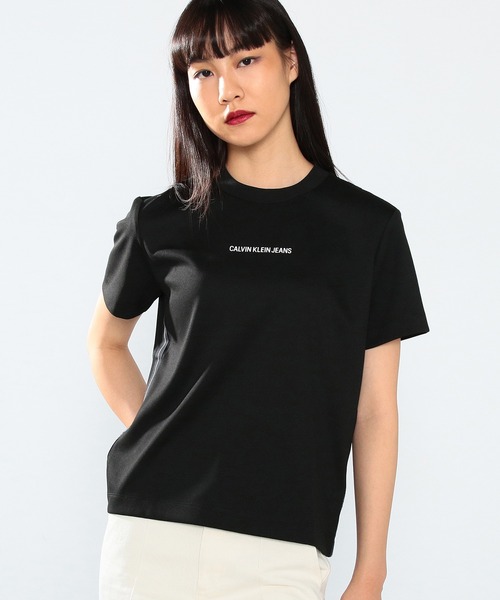 Calvin Klein Jeans（カルヴァンクラインジーンズ）の「ミラノ エッセンシャルズ Tシャツ（Tシャツ/カットソー・レディース・ホワイト/ブラック・S/M/L/XS）」の15枚目の写真