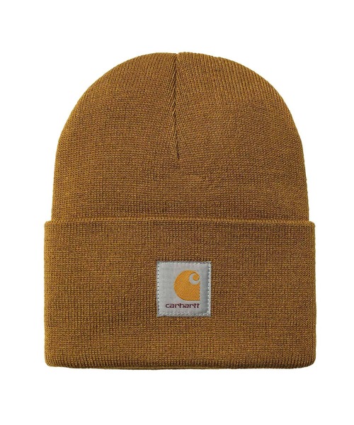 Carhartt（カーハート）の「CARHARTT (カーハート) WIP ACRYLIC WATCH HAT ニットキャップ（ニットキャップ/ビーニー・メンズ・ブラック/カーキ/ブラウン/イエロー/ライム・FREE）」の2枚目の写真