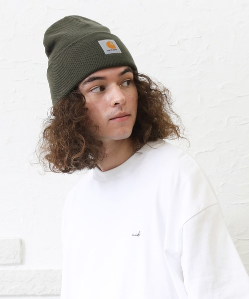 Carhartt（カーハート）の「CARHARTT (カーハート) WIP ACRYLIC WATCH HAT ニットキャップ（ニットキャップ/ビーニー・メンズ・ブラック/カーキ/ブラウン/イエロー/ライム・FREE）」の3枚目の写真
